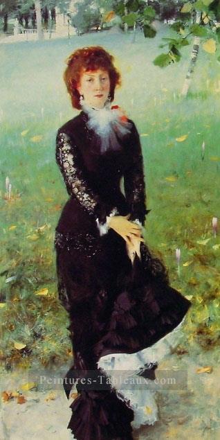 Portrait de Madame Édouard Pailleron John Singer Sargent Peintures à l'huile